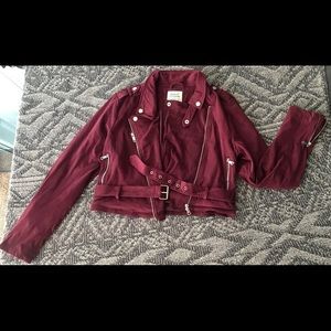 Fun burgundy jacket